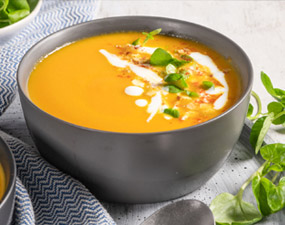 Recette soupe de carottes et noisettes